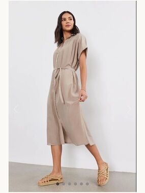 Velvet by Graham & Spencer Marla Silk Cotton Voile Dress